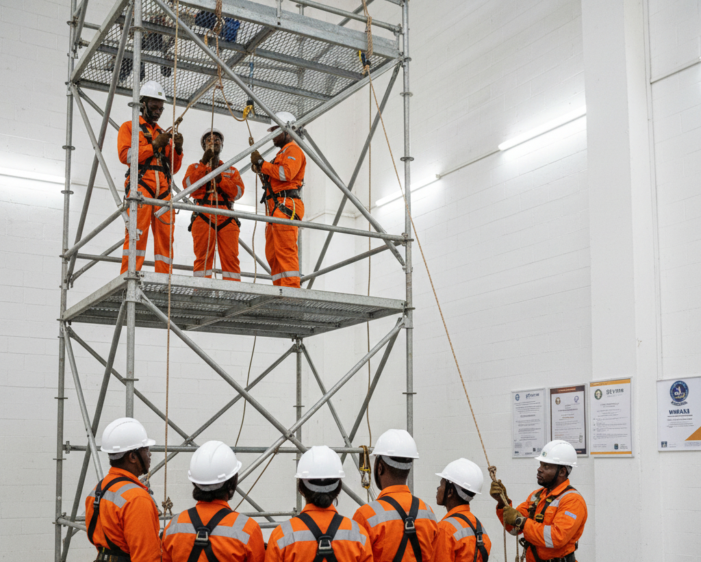 Marine training session in progress